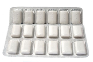 Pack of nicotine gum